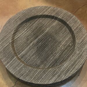 Rustic Brown Charger Plate